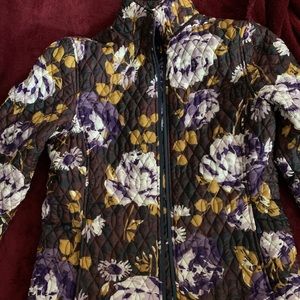 Lands end quilted jacket. Size small
